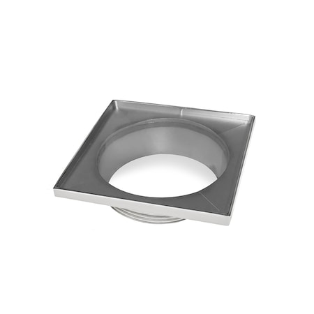 Infinity Drain 5x5 SS 4 in Throat only in Satin Stainless T_54_SS